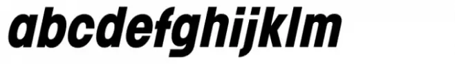 Franie Condensed Bold Italic