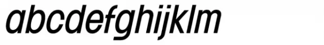Franie Condensed Italic