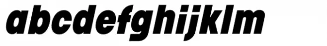 Franie Condensed XBold Italic