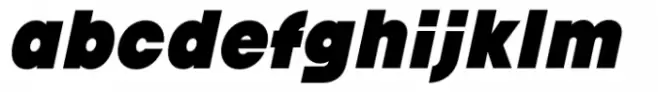 Franie SCondensed Black Italic