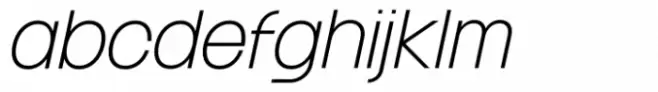 Franie SCondensed XLight Italic