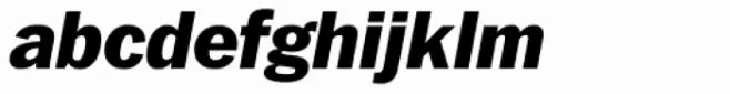 Franklin Pro Black Italic