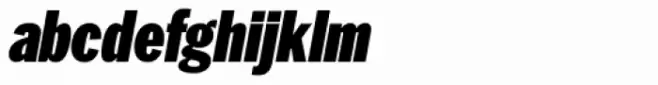 Franklin Pro Condensed Ultra Italic