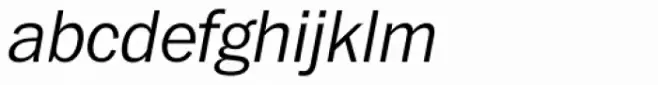 Franklin Pro Light Italic