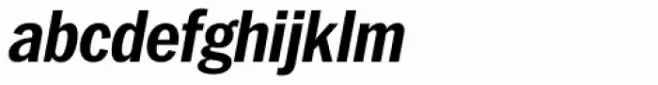 Franklin Pro Narrow Bold Italic