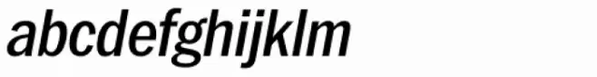Franklin Pro Narrow Medium Italic