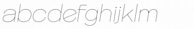 Frink Rio Thin Italic