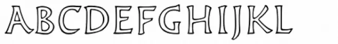 Frutiger Capitalis Outline