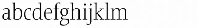 Frutiger Serif Pro Condensed Light