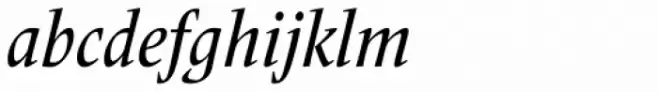 Frutiger Serif Pro Condensed Medium Italic