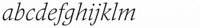 Frutiger Serif Pro Light Italic