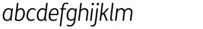 FS Me Narrow Light Italic