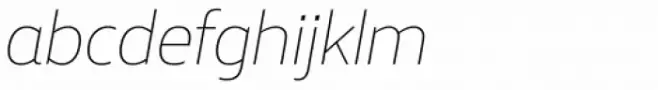 FS Silas Sans Thin Italic