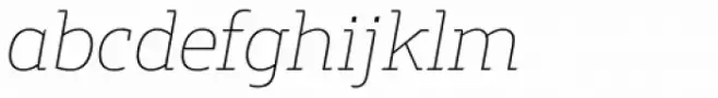 FS Silas Slab Thin Italic