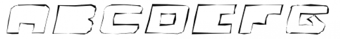 Fugues Solid Outline Blotchy Italic
