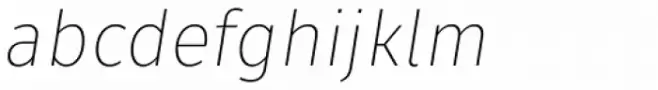 Fuse UltraLight Italic