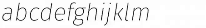 Fuse V.2 Printed Alt Ultra Light Italic