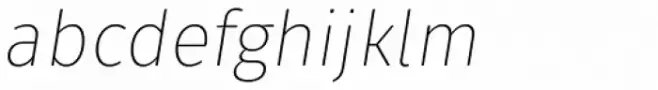 Fuse V.2 Text Ultra Light Italic