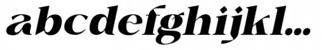 Fusskia Extra Bold Italic