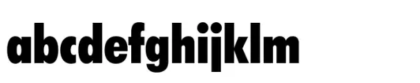 Futura BT Condensed Extra Black