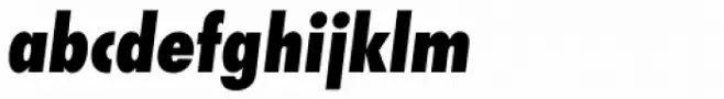 Futura D ExtraBold Condensed Oblique