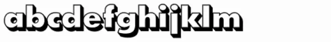 Futura EF ExtraBold Shadowed