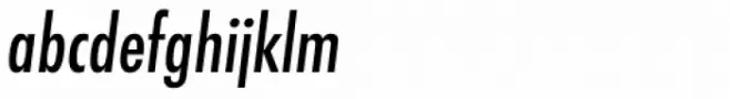 Futura EF Medium Condensed Oblique