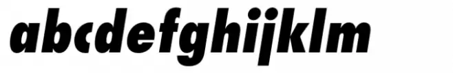 Futura Extra Bold Condensed Oblique