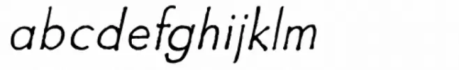 Futuramano Thin Italic