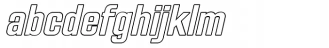 FX Neofara Semi Bold Italic Outline