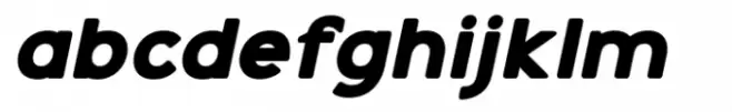 Galak Round Heavy Italic