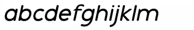 Galak Round Light Italic