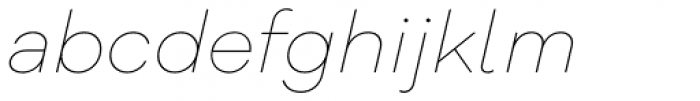 Galano Grotesque Alt Thin Italic