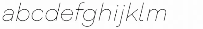 Galano Grotesque Alt Thin Italic