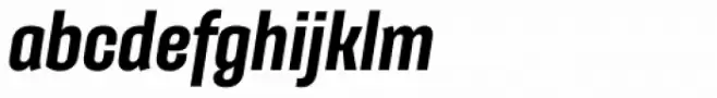 Galeana Condensed Black Italic