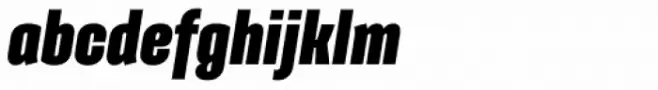 Galeana Condensed Heavy Italic