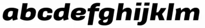 Galeana Extended Black Italic