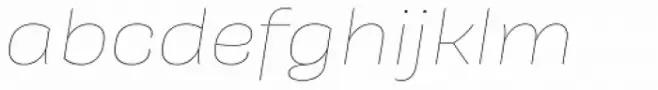 Galeana Extended Thin Italic