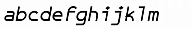 Galexica Mono Bold Oblique