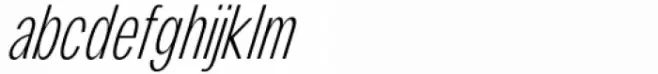 Gallinari Extralight Condensed Oblique