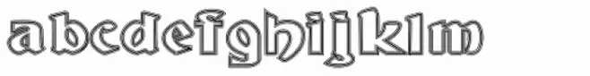 Gans Gotico Globo Outline