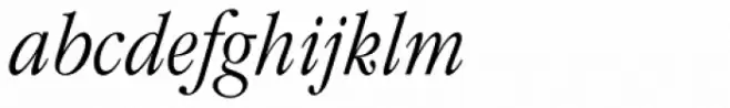 Garamond Nova Pro Condensed Light Italic