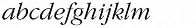Garamond Nova Pro Light Italic