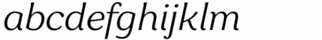 Garbata Light Italic