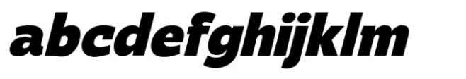 Gasco Extra Bold Italic