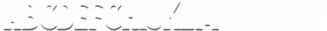 Gathes  Serif Drop Shadow