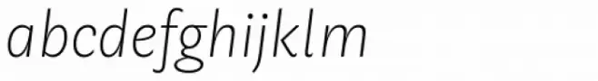 Geller Sans Nr ExtraLight Italic