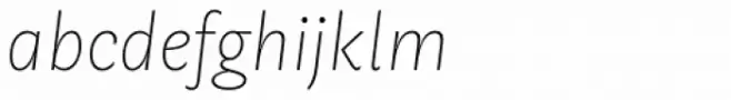 Geller Sans Nr Thin Italic