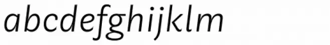 Geller Sans Rg Light Italic
