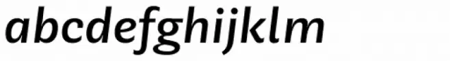Geller Sans Rg Medium Italic
